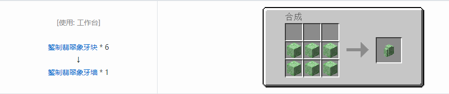 我的世界虚无世界3象牙块合成表大全