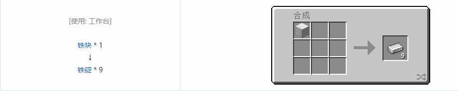 我的世界铁锭有什么用2025