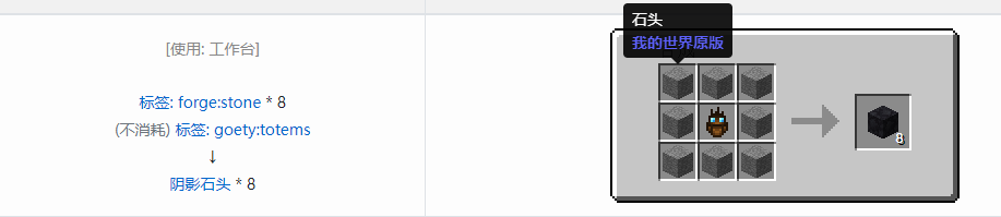 我的世界诡厄巫法装饰方块合成表大全
