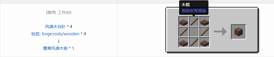 我的世界诡厄巫法装饰方块合成表大全