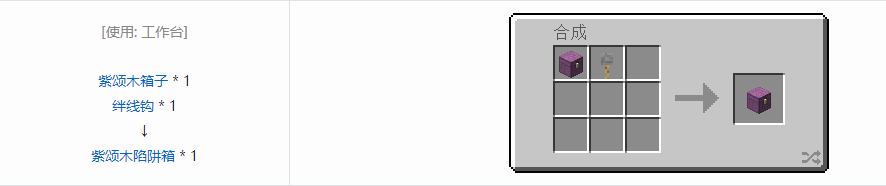 我的世界诡厄巫法装饰方块合成表大全