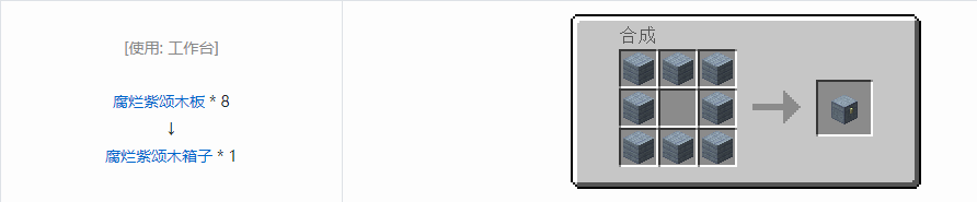 我的世界诡厄巫法装饰方块合成表大全