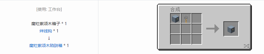 我的世界诡厄巫法装饰方块合成表大全