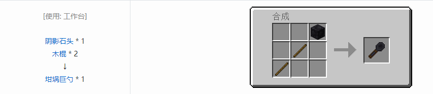 我的世界诡厄巫法工具合成表大全