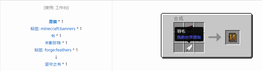我的世界诡厄巫法工具合成表大全