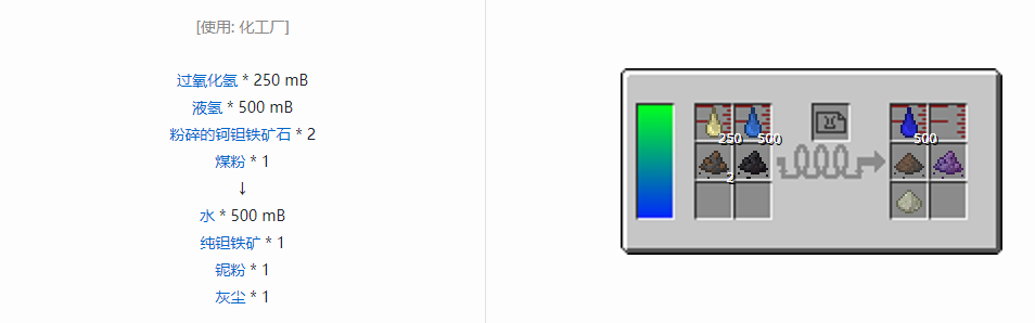 我的世界HBM的核科技模组粉末合成表大全