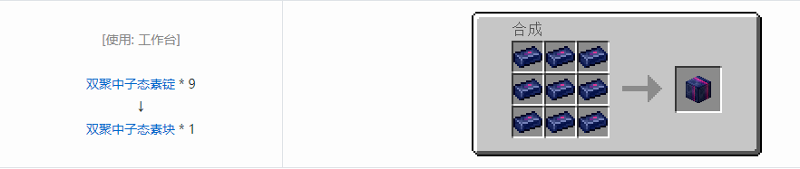 我的世界HBM的核科技模组块合成表大全