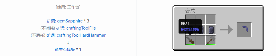 我的世界格雷科技社区版部件合成表大全