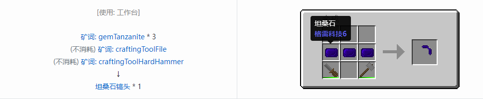 我的世界格雷科技社区版部件合成表大全