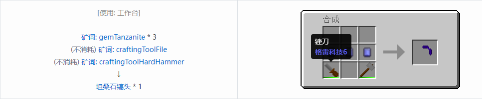 我的世界格雷科技社区版部件合成表大全