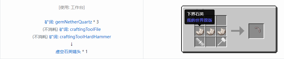 我的世界格雷科技社区版部件合成表大全