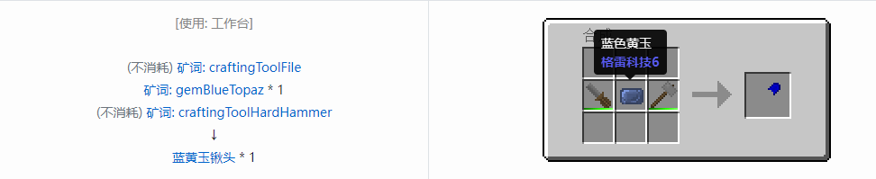我的世界格雷科技社区版部件合成表大全
