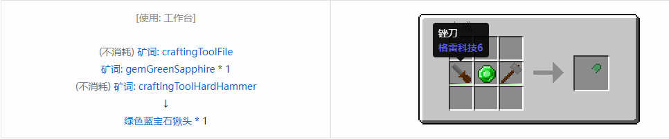 我的世界格雷科技社区版部件合成表大全