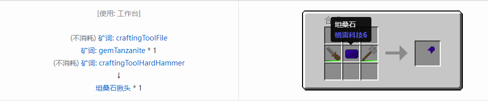 我的世界格雷科技社区版部件合成表大全