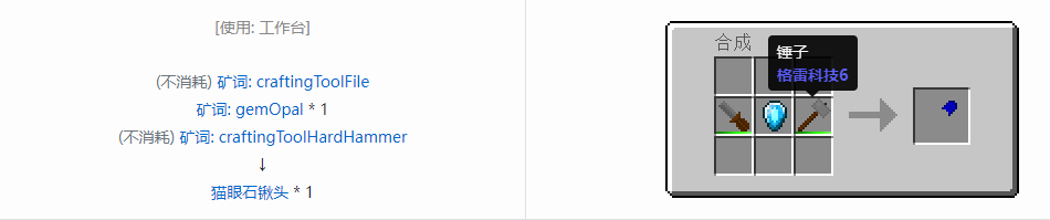 我的世界格雷科技社区版部件合成表大全