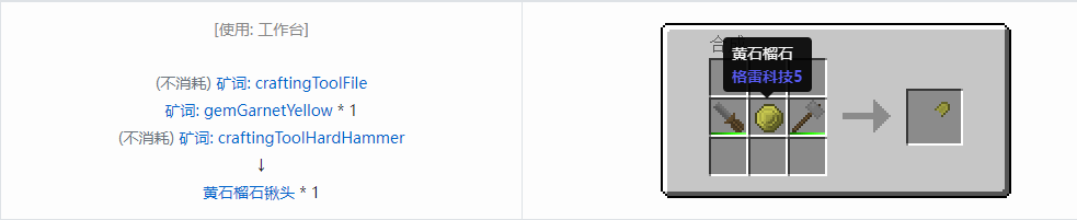 我的世界格雷科技社区版部件合成表大全