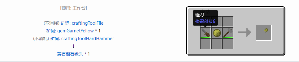 我的世界格雷科技社区版部件合成表大全