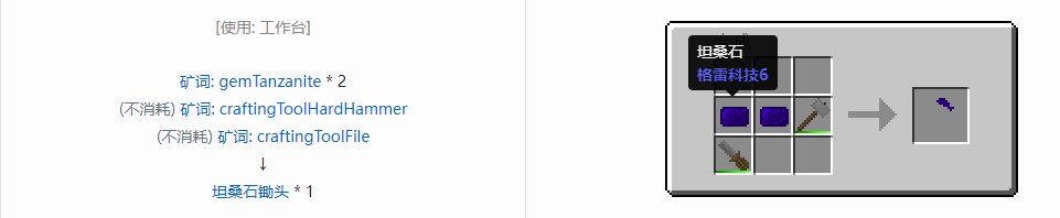 我的世界格雷科技社区版部件合成表大全