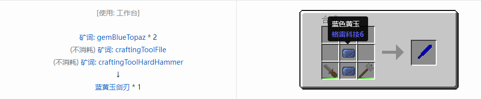 我的世界格雷科技社区版部件合成表大全