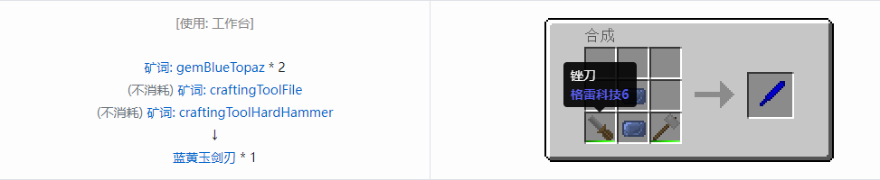 我的世界格雷科技社区版部件合成表大全