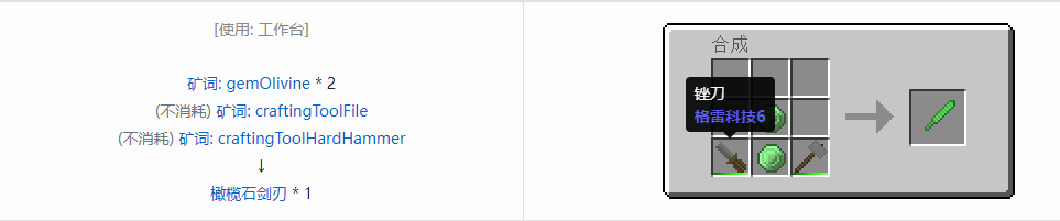 我的世界格雷科技社区版部件合成表大全