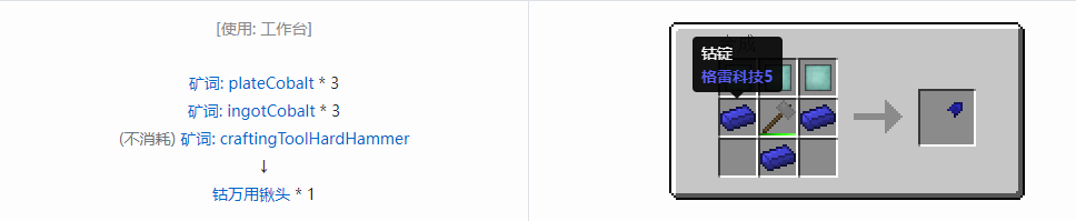 我的世界格雷科技社区版部件合成表大全