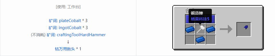 我的世界格雷科技社区版部件合成表大全
