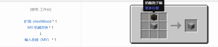 我的世界格雷科技社区版结构方块合成表大全