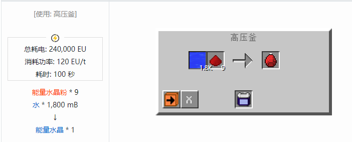 我的世界格雷科技社区版储电设备合成表大全