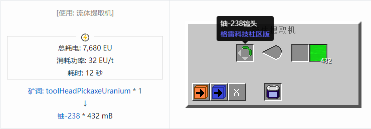 我的世界格雷科技社区版流体合成表大全