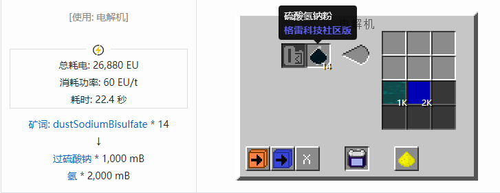 我的世界格雷科技社区版流体合成表大全