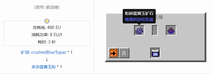 我的世界格雷科技社区版含杂粉合成表大全