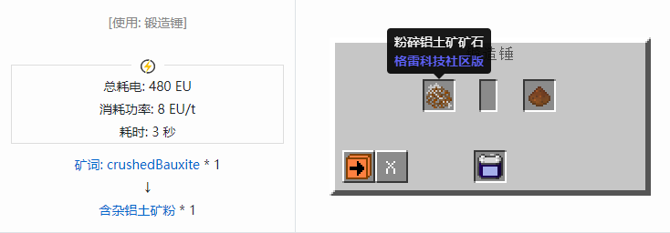 我的世界格雷科技社区版含杂粉合成表大全
