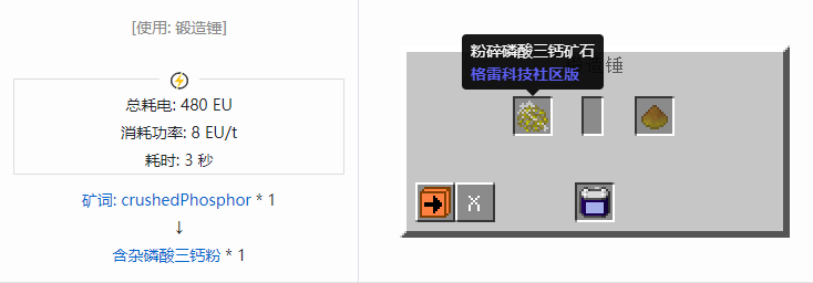 我的世界格雷科技社区版含杂粉合成表大全