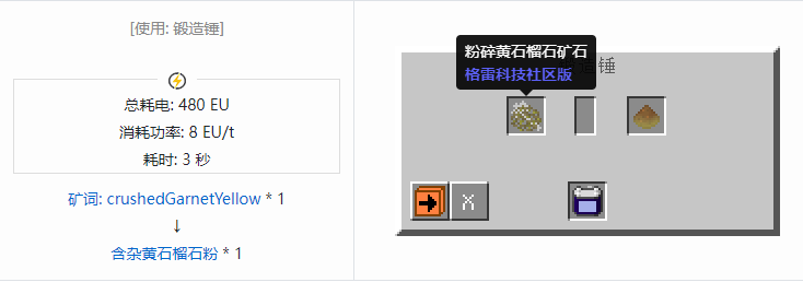 我的世界格雷科技社区版含杂粉合成表大全