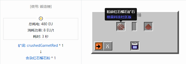 我的世界格雷科技社区版含杂粉合成表大全