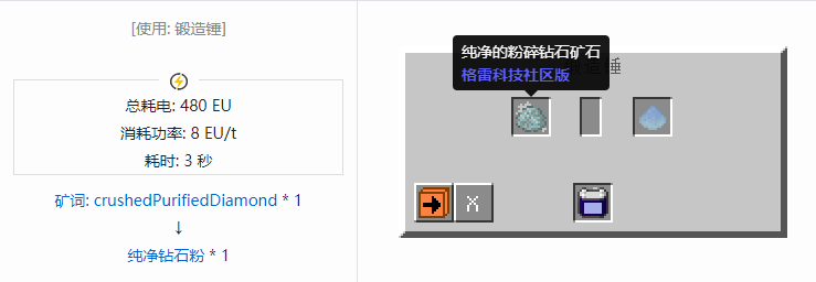 我的世界格雷科技社区版材料合成表大全