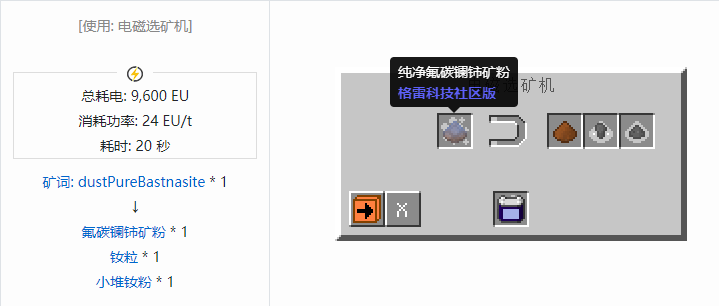 我的世界格雷科技社区版小堆粉合成表大全