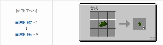 我的世界格雷科技社区版粒合成表大全