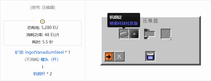 我的世界格雷科技社区版杆合成表大全
