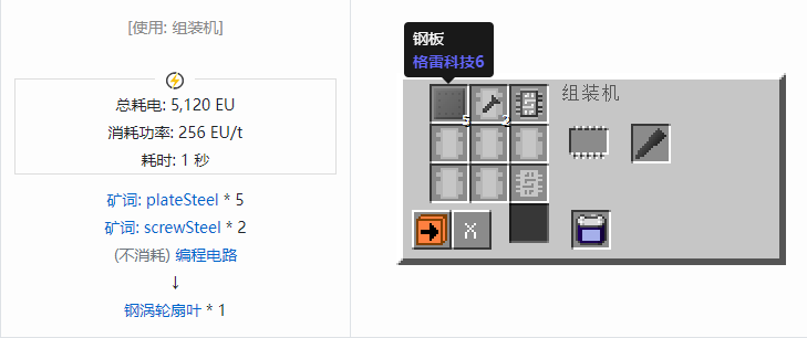 我的世界格雷科技社区版材料合成表大全
