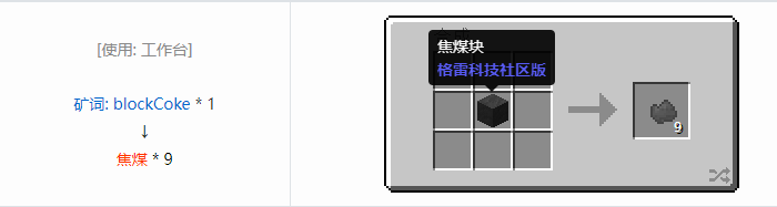 我的世界格雷科技社区版晶体合成表大全