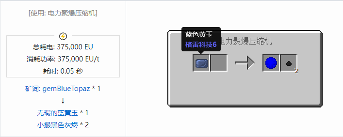 我的世界格雷科技社区版晶体合成表大全