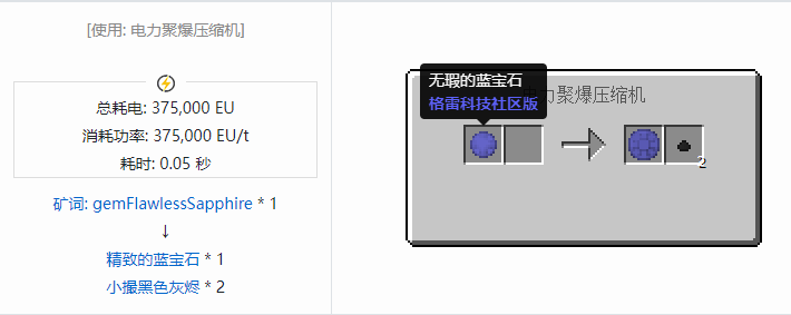 我的世界格雷科技社区版晶体合成表大全