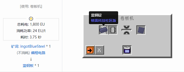 我的世界格雷科技社区版板合成表大全