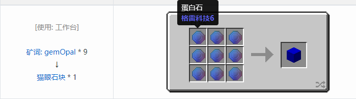 我的世界格雷科技社区版压缩方块合成表大全