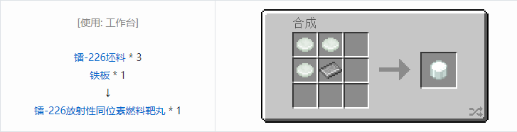 我的世界HBM的核科技模组零件和部件合成表大全