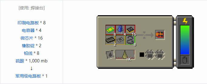 我的世界HBM的核科技模组零件和部件合成表大全