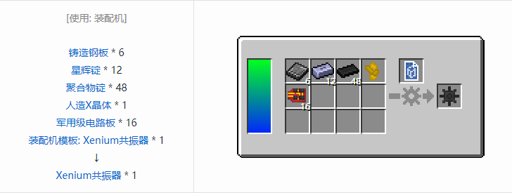 我的世界HBM的核科技模组零件和部件合成表大全