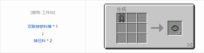 我的世界HBM的核科技模组坯料合成表大全